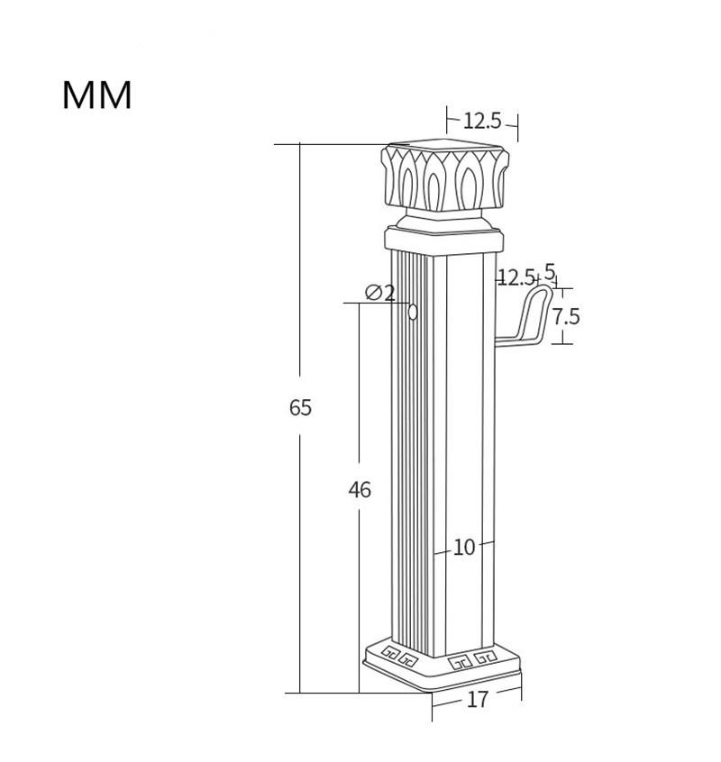 Tuqiu Antique Garden Faucet Red Bronze Outdoor Faucet Black Outdoor Stand Faucet Outdoor Mixer Column Tap Single Cold
