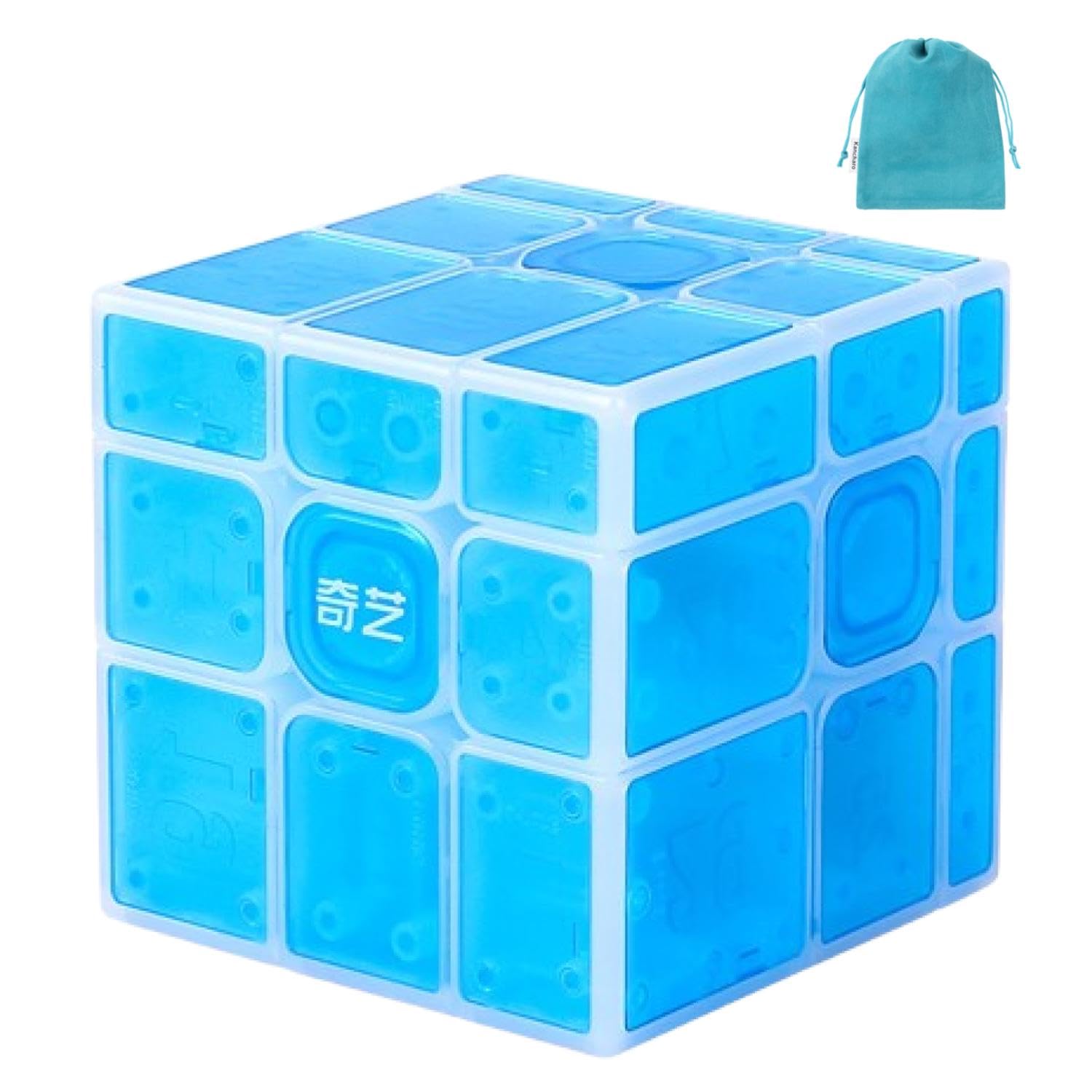 

QY Ice Amber Cube Ice Amber Stickerless Pastel Color 3D Puzzle [Pouch Included/Authentic] (Mirror)