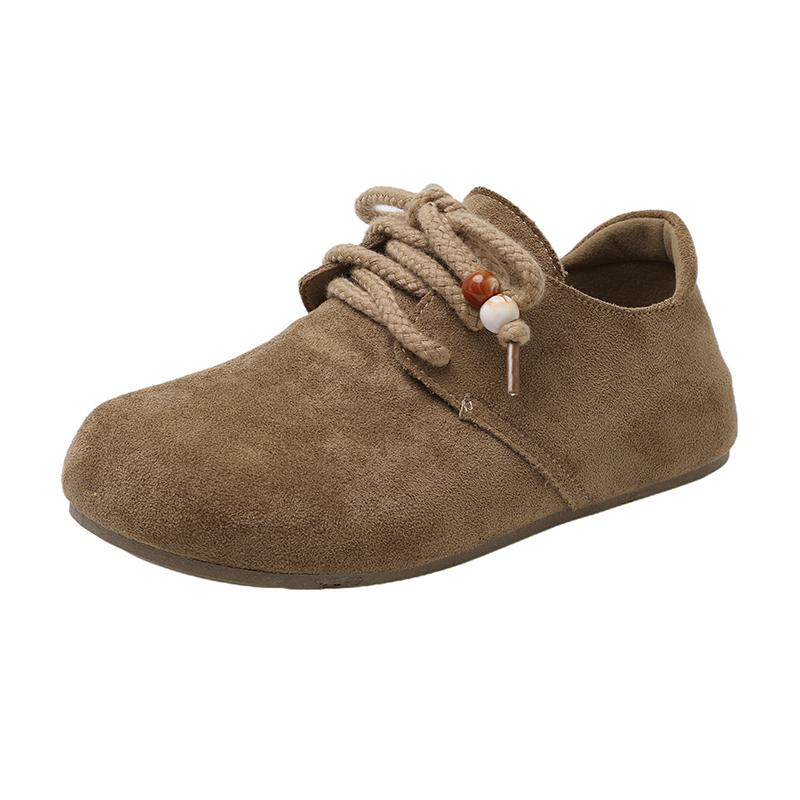 Flat All-Inclusive Women's Single Shoes 2025 New Autumn Retro