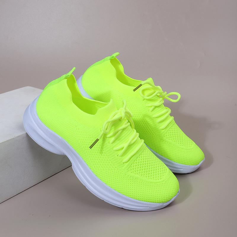 Large Size Sports Women's Shoes New Fashion Flat Comfortable Casual Shoes Front Lace-up Women's Shoes