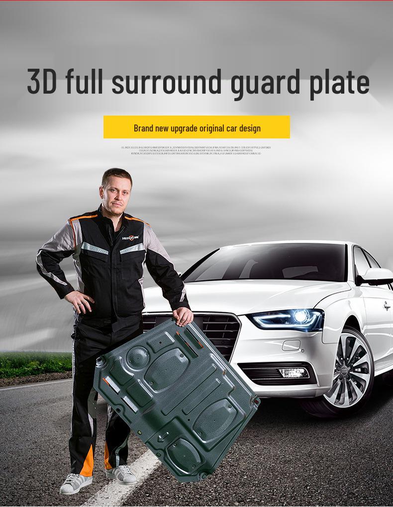 Honda Full Series Engine Lower Guard: 3D Manganese Steel Chassis Protection Plate