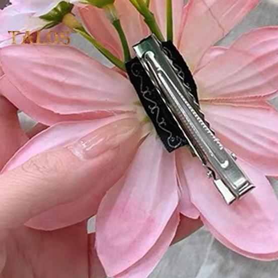 Simulated Flower Hair Clip Hawaiian Flower Decor Side Hair Pin Beach Vacation Photography Women Hair Accessories