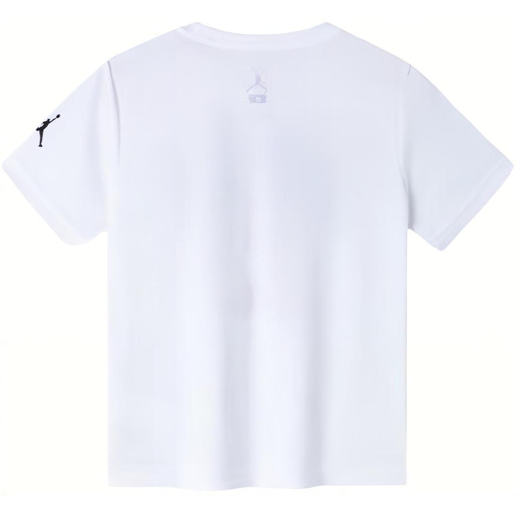 New Jordan T Shirt Pure White Kids' HA4933-101