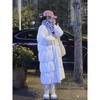 Down Cotton-padded Women's New Winter Medium and Long Thickened Stand-up Collar Student Loose Cotton-padded Jacket Couple Winter Coat