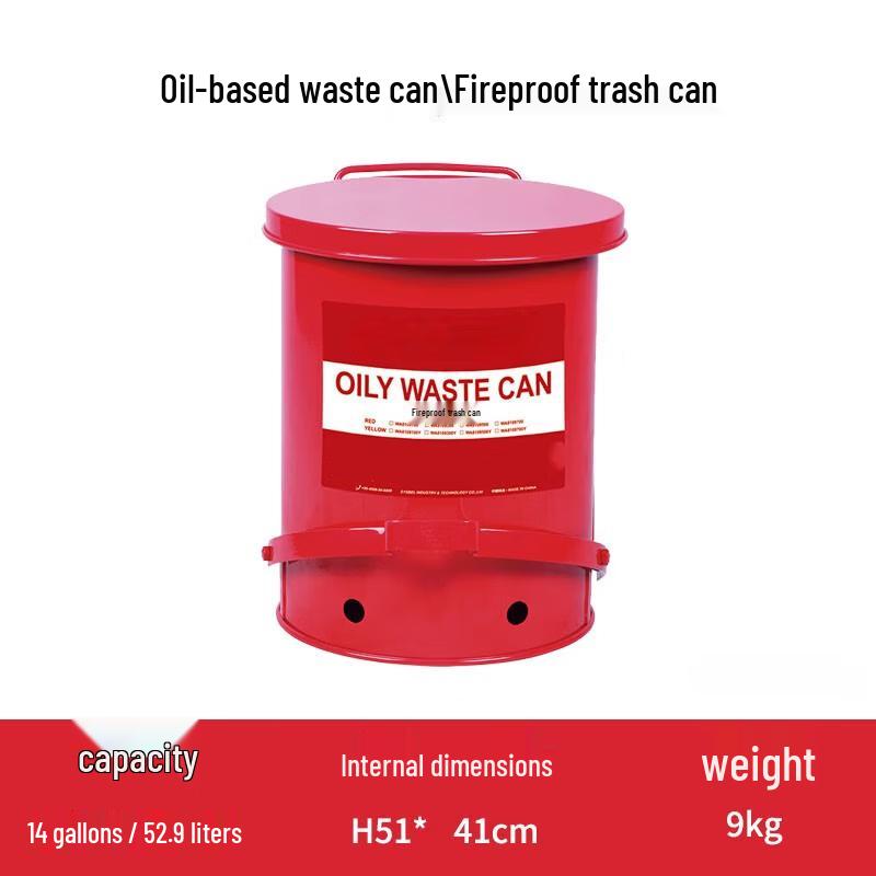 

Industrial Fire-Resistant Waste Bin