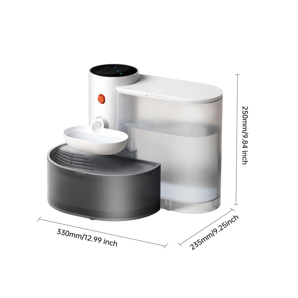 Gravity-Fed Cat & Dog Water Fountain with Automatic Flow Smart Water Fountain - English Version