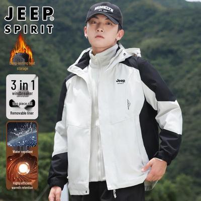 JEEP SPIRIT Men's 3-in-1 Outdoor Jacket