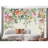 Wallpaper 3d Fashion Vintage Hand-Painted Flowers Murals Living Room Bedroom Pastoral Style Wall Papers For 3d Home Decor