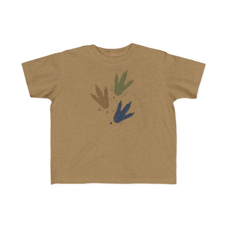 Dinosaur Footprints Toddler Tee | Dino Tracks Shirt 100