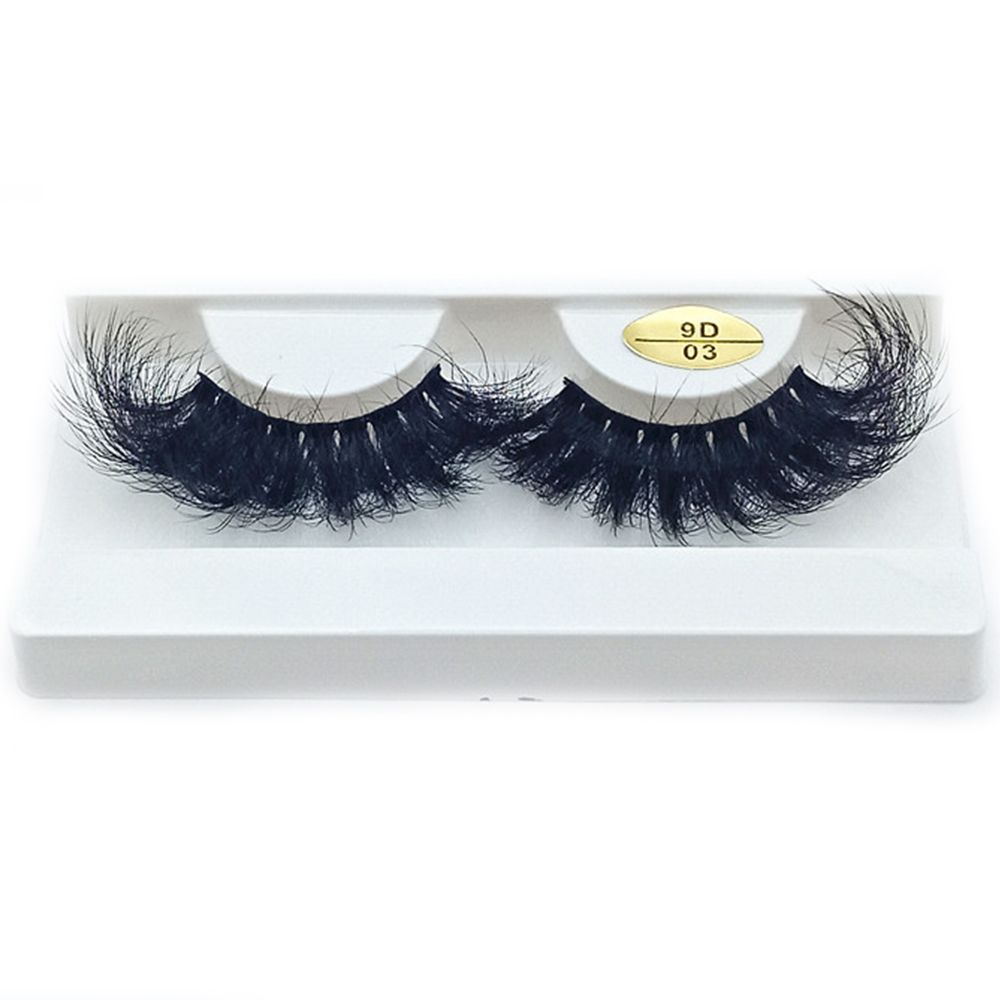Craft Messy Fluffy Extension False Eyelashes Wispy Fluffy Eye Lashes 9D Faux Mink Eyelashes