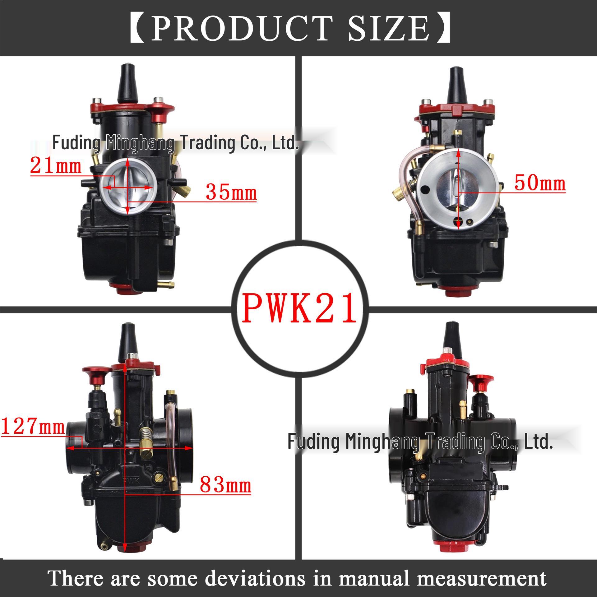 PWK 21-34mm Black Red Off-road Motorcycle ATV Racing Carburetor