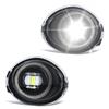 2PCS Foglight Cover For BMW E46 M3 2001- 2006 LED Fog Lamp Headlight Front Bumper Foglight Cover Dual Holes