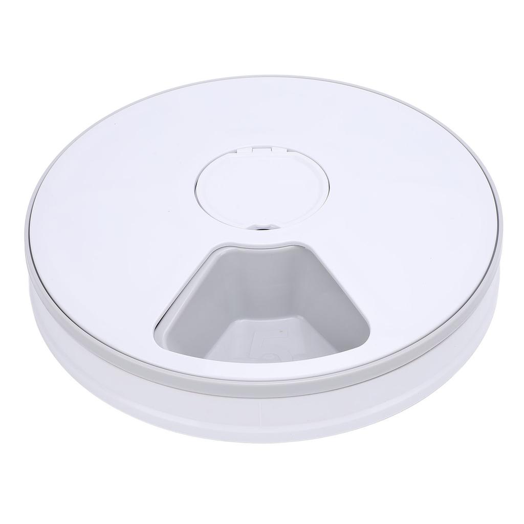 Automatic Pet Feeder Timed Feeding Portion Control Lightweight Plastic Food Water Dispenser for