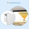 Projector Screen, 16:9 Format, Remote Control, 266 x 149 cm (120 inch), White