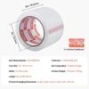 SucceBuy 6/24 Rolls 7.6CM 70M High Viscosity Clear Adhesive Tape Transparent Packaging Tape for Office Wrapping Express Packing