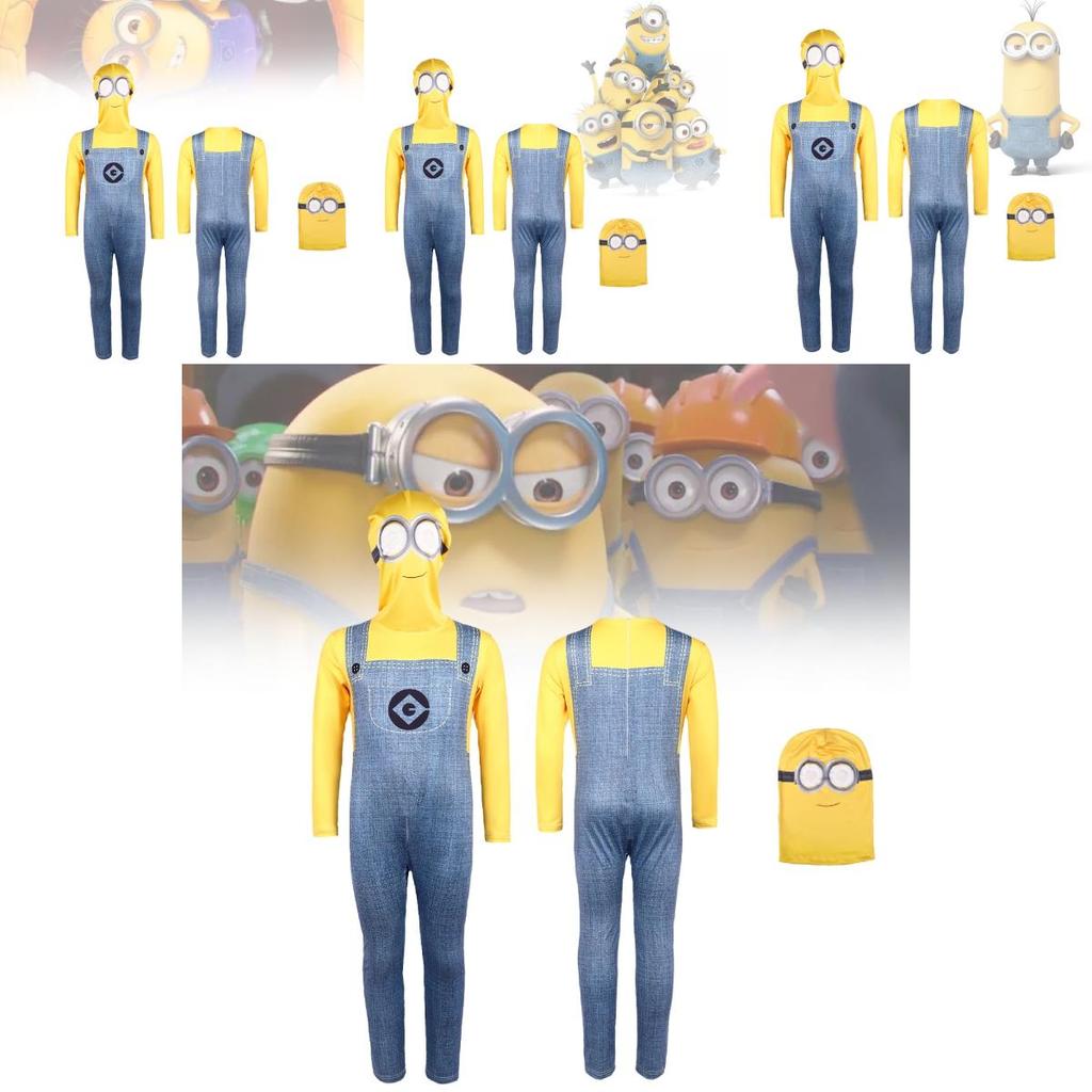 Entzückendes Minions Cosplay Kostüm Perfekt für Bühnenauftritte Unisex Design für Kinder