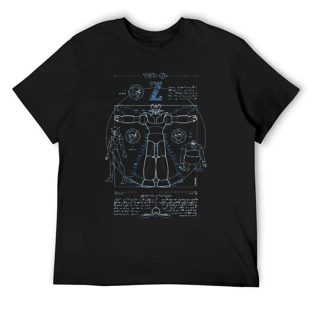 241 Mazinger Z Blueprint For Sale Tees Cute T-shirt Crewneck Campaign  Funny Novelty Travel USA Size