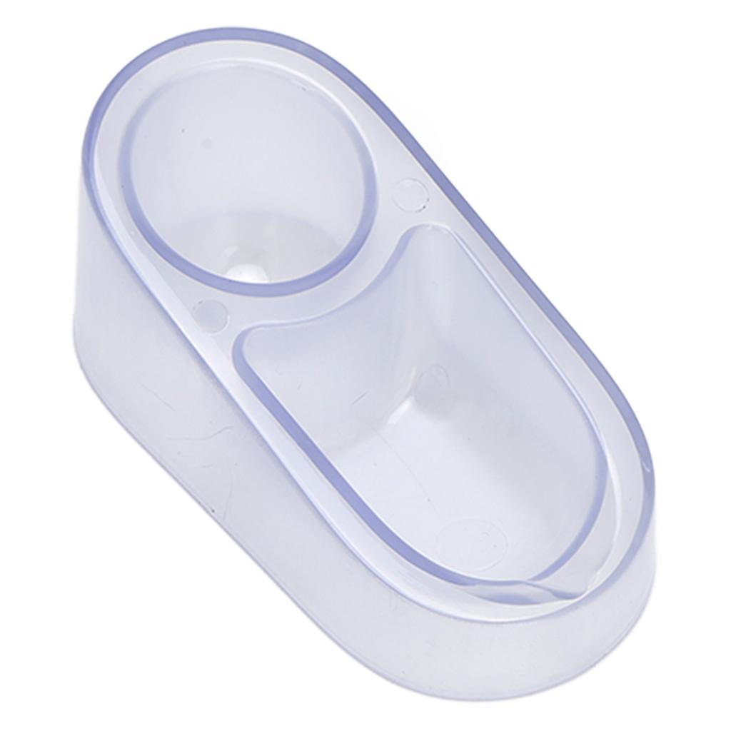 Nail Dust Brush 2 In 1 Multifunction Utilities Comfortable Grip Convenient Fast Loose Powder Brush