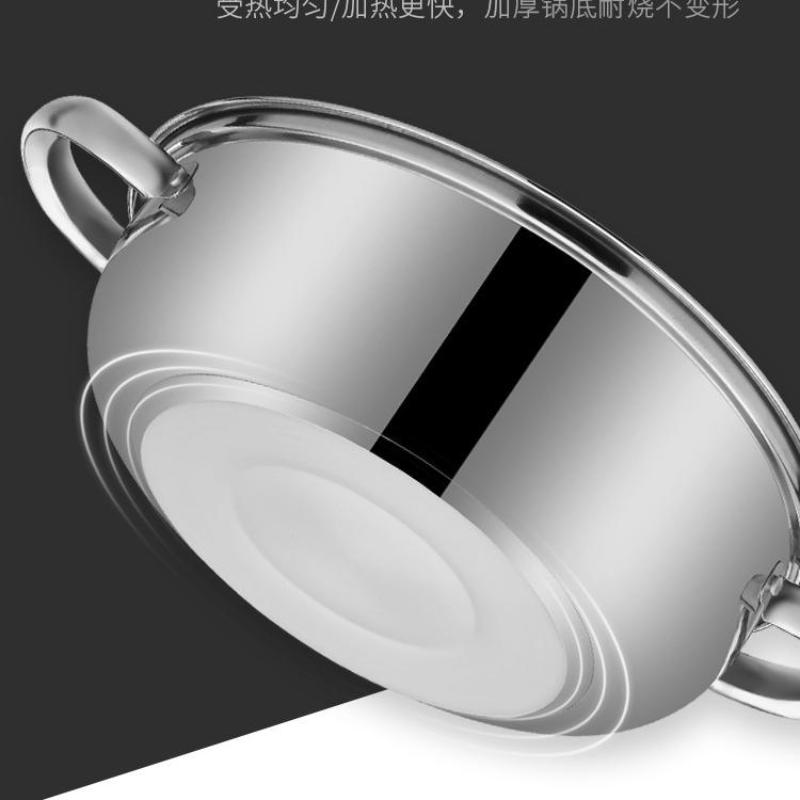 Stainless Steel Single/Double-Layer Steamer Basket Strainer Pot Steaming Grid Thickened Generic Food Steam Rack Home Cooking