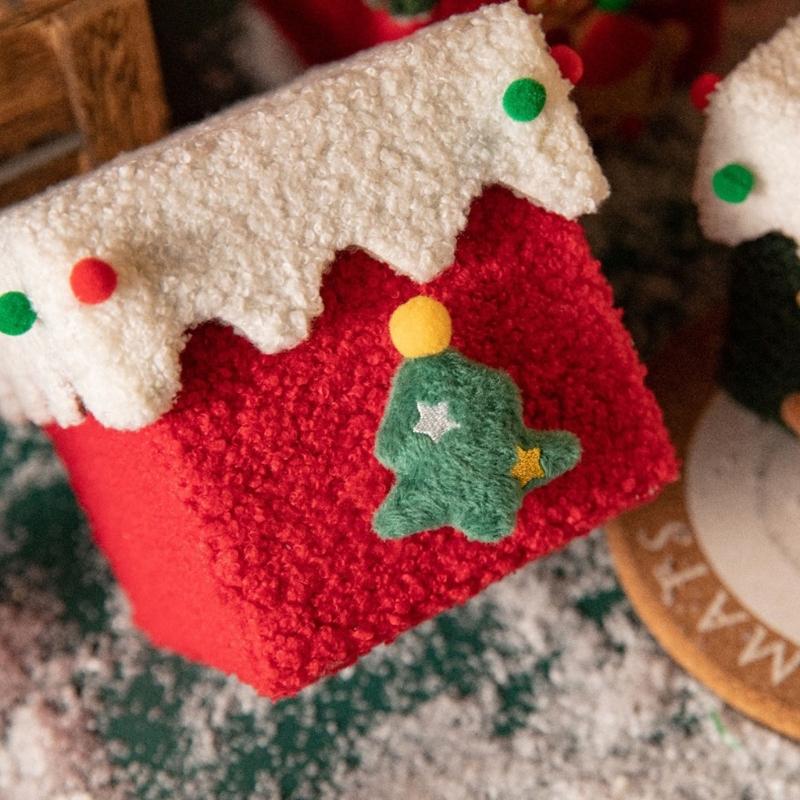 User Friendly Holiday Storage Box Craft Set Featuring Cardstock Base And Soft Lambswool Accent