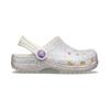 Crocs Zueco Clásico Exterior Punta Abierta Tacón Plano Clásico Brillante Deportivo Sandalias con Agujeros para Niños Color Ostra Modelo Infantil