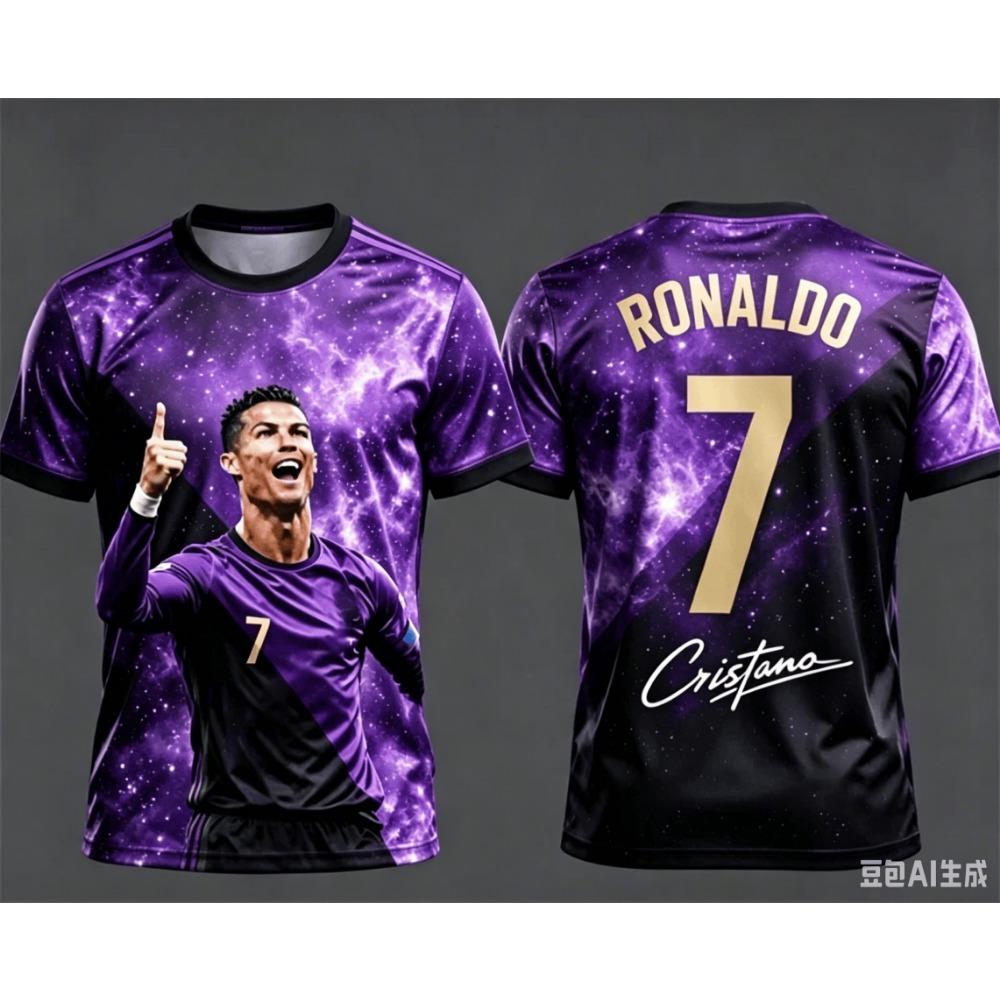 2026 Designed Messi Men's Football Jersey Summer Adult T-shirt Daily Outdoor Sport Quick-Drying Breathable Top
