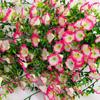69-Mesh Eucalyptus Flower & Trumpet Hanging Basket for Outdoor Garden Decor