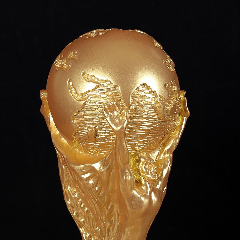 Resin Hercules Cup Trophy Model: Football Fan Souvenir Decoration