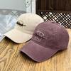 Fashion Hat Korean ins Alphabet Embroidery Autumn Baseball Cap Men's and Women's Wide Brim New Face Small High Quality Cap
