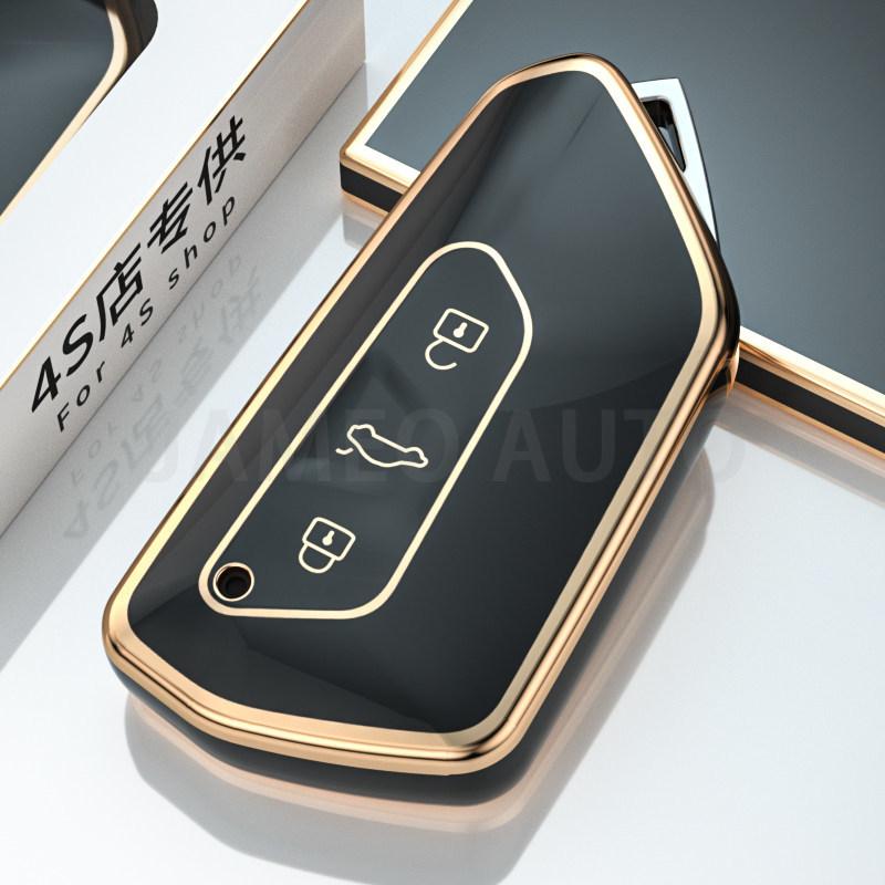 3 Buttons TPU Car Key Case Cover for VW Volkswagen Golf 8 MK8 2020 for Skoda Octavia for Seat Remote Key Protection Accessories
