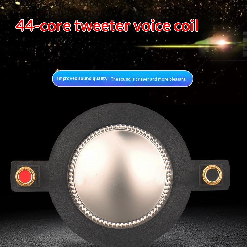 1Pc Diaphragm Replacement Titanium Film Tweeter Voice Coil Membrane Diy Parts 44.4Mm Core Treble Speaker Repair Accessories
