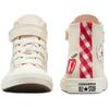 Converse Chuck Taylor All Star EasyOn High PS Checkered Accents Kids Sneakers Cream Light-Dune Egret A13177F