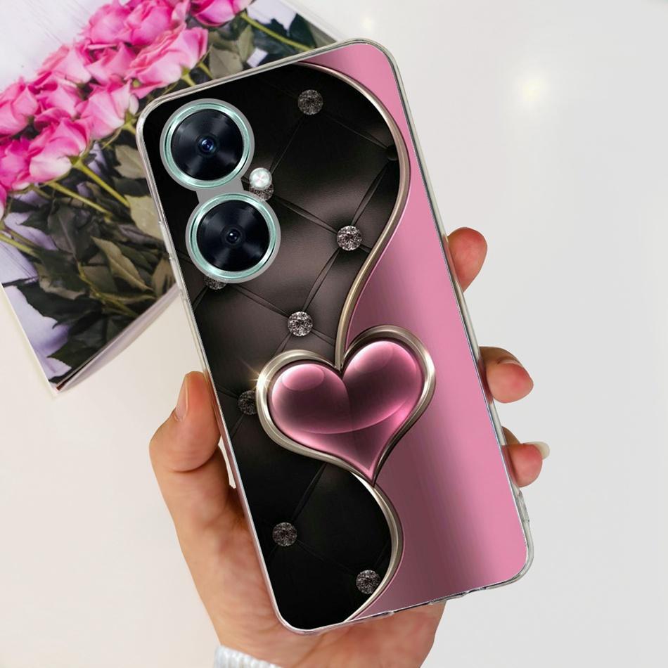 Fashion Elegant Pattern Phone Case For Huawei Nova 11i Soft Silicone TPU Back Cover For Huawei Nova11i 4G MAO-LX9