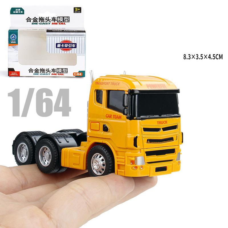1:64 Scania Container Truck American Container Truck Alloy Diecast Model Car Mini GT Vehicle Toy Models Miniature Cars Birthday