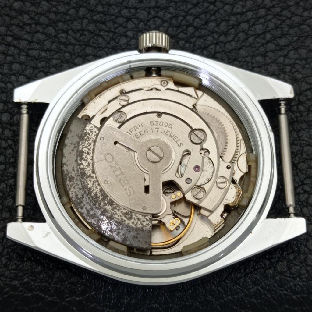 REFURBISHED SEIKO 5 AUTOMATIC MENS WATCH JAPAN MADE GREY DIAL CUSTOM a440092-2 QV90-a440092