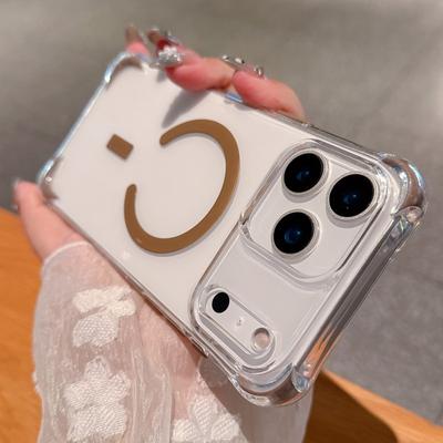 Luxury Shockproof Bumper Armor Case for iPhone 17 Air 16 15 14 Plus 13 12 Pro Max For Magsafe Manetic Clear Soft Silicone Cover