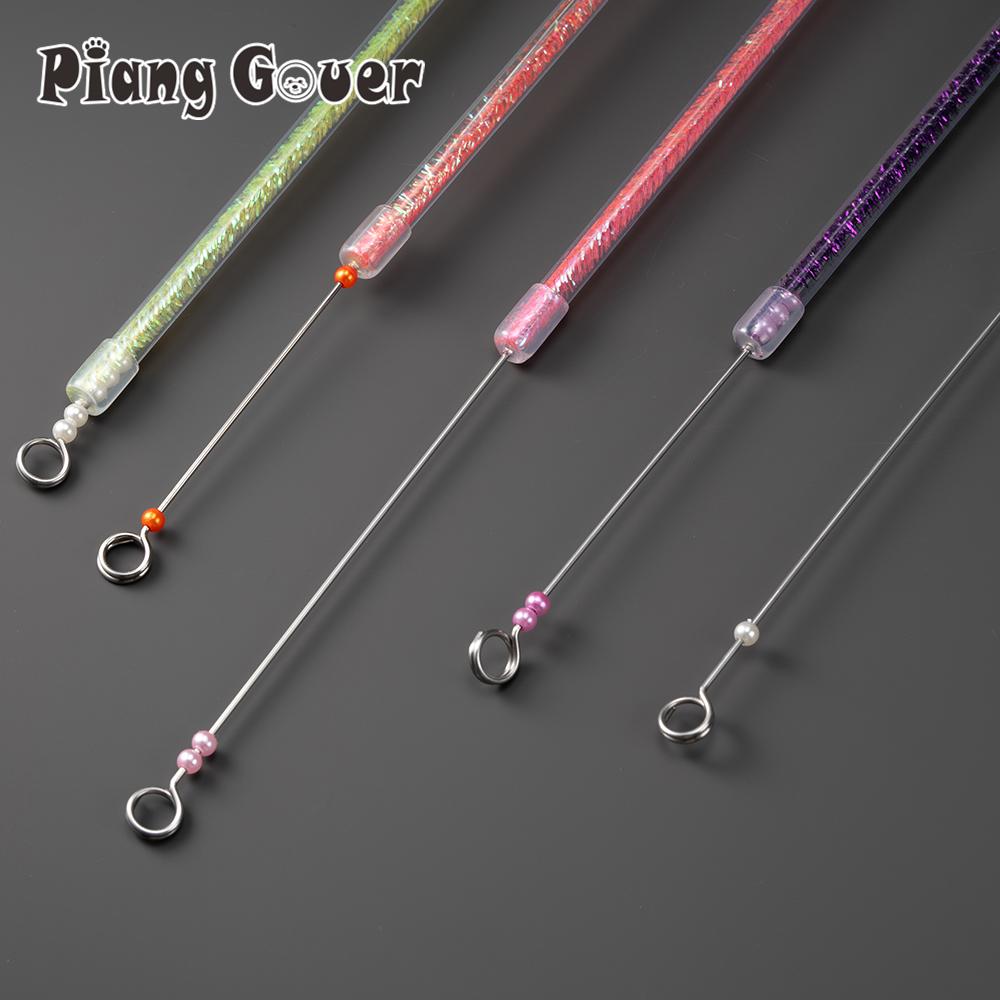 Random Color Short Wand Teasing Cat Stick Cat Toy Interactive Pet Toy