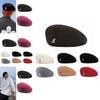 Kangol Woll-Barett Hut Modischer Trendiger Stil mit Kurzer Krempe für Alle Jahreszeiten