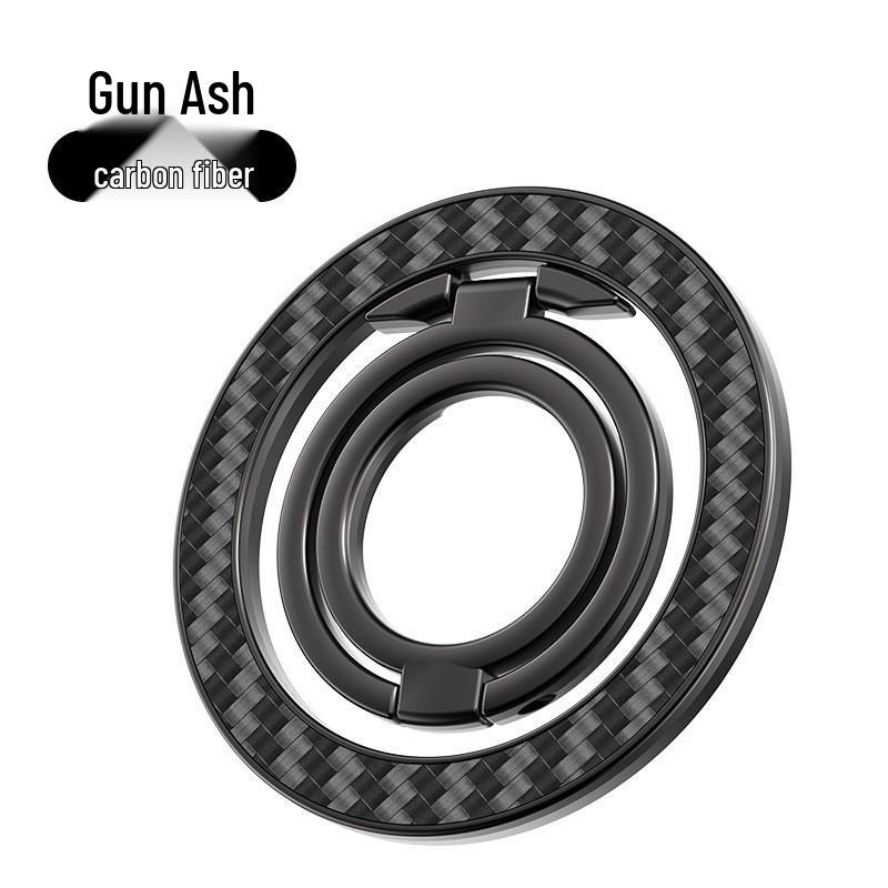 Magnetic Phone Ring Holder - Metal Desktop Stand with Rotating Aluminum Alloy Buckle