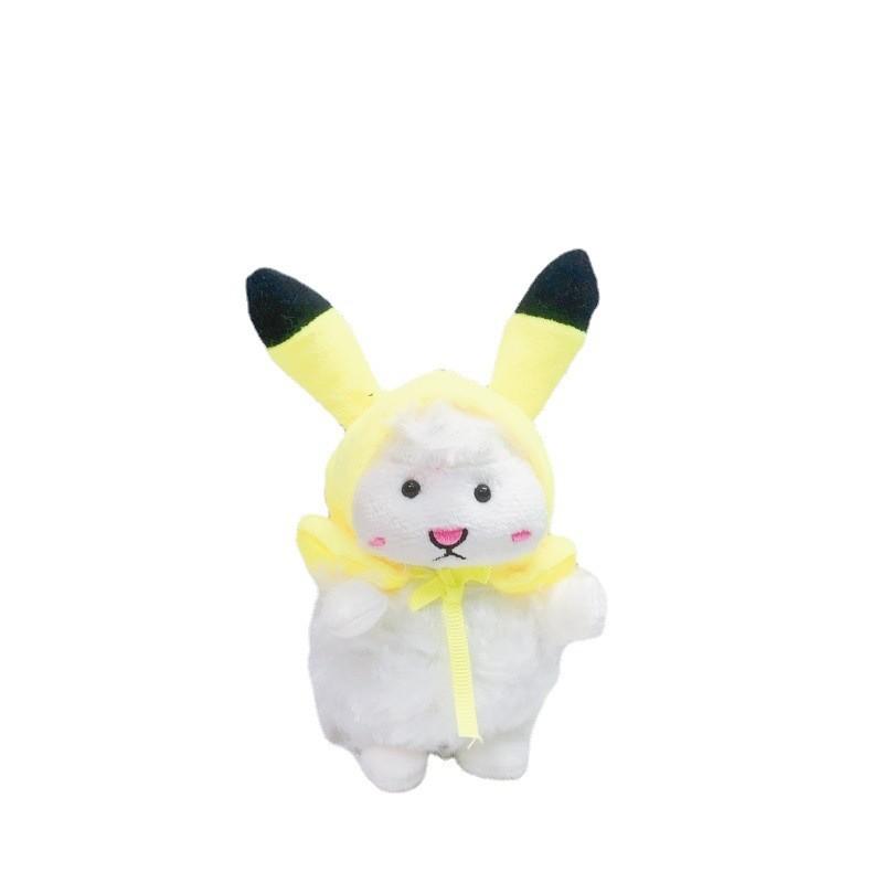 Sheep Whimsical Plush Keychain Adorable Lamb Bag Charm Soft Toy In Vibrant Shades