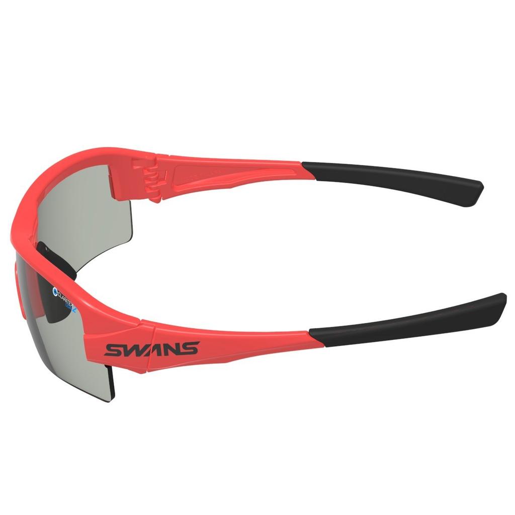 SWANS Sports Sunglasses Strix H Water Repellent + Mirror Lens Model STRIX H-3602 OR Blood Orange X Blood Orange X Black