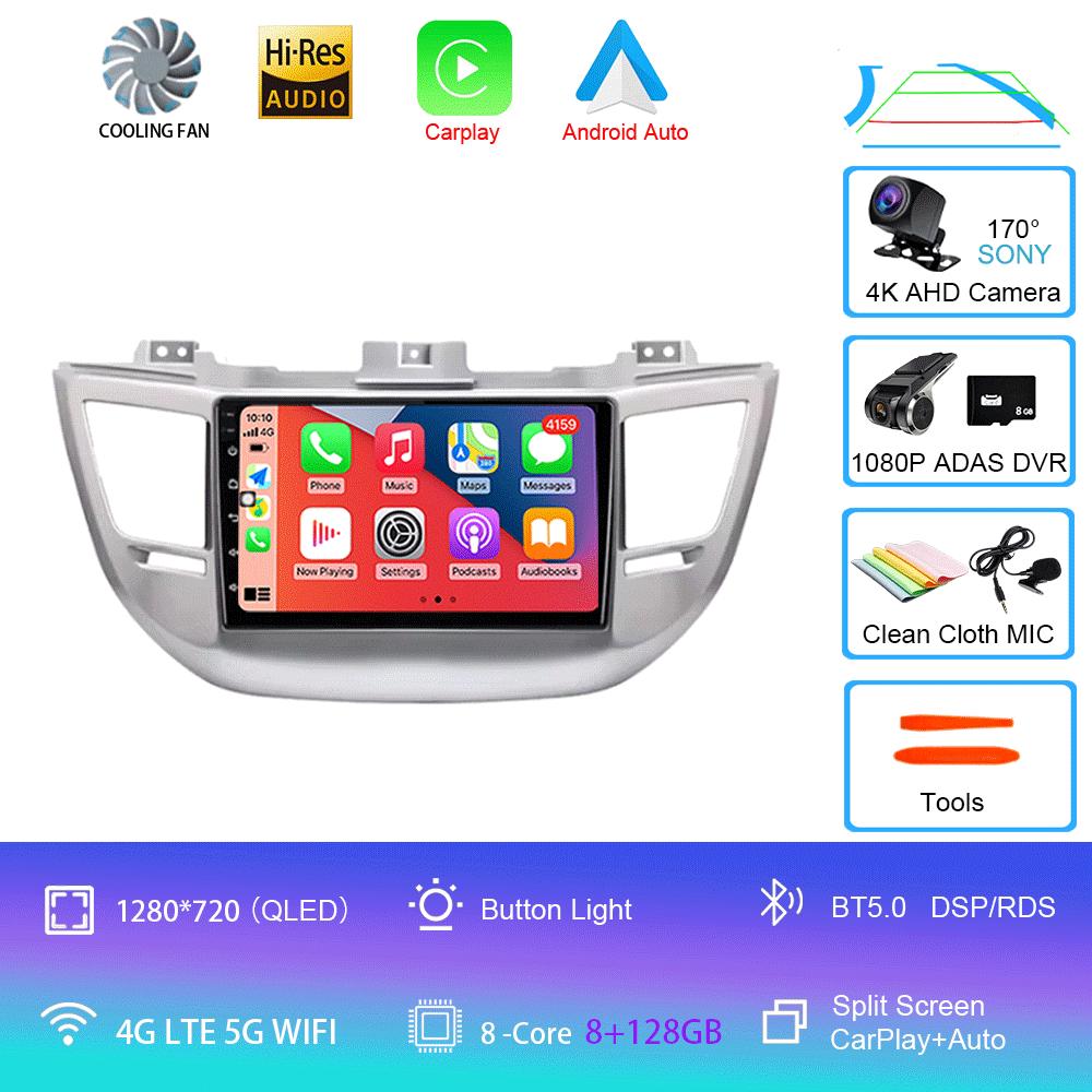 Android 14 Car Radio For Hyundai Tucson 3 2015 - 2018 Player Multimedia Navigation Stereo GPS No 2din 2 din dvd
