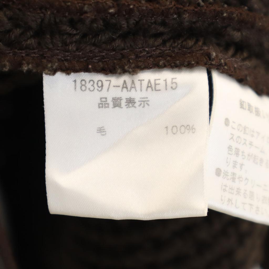 FOXEY BOUTIQUE made in Japan knit coat Brown Women Used