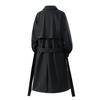 Double-breasted Men's Long Over-knee Couple's Trench Coat, New Spring and Autumn Thin Coat