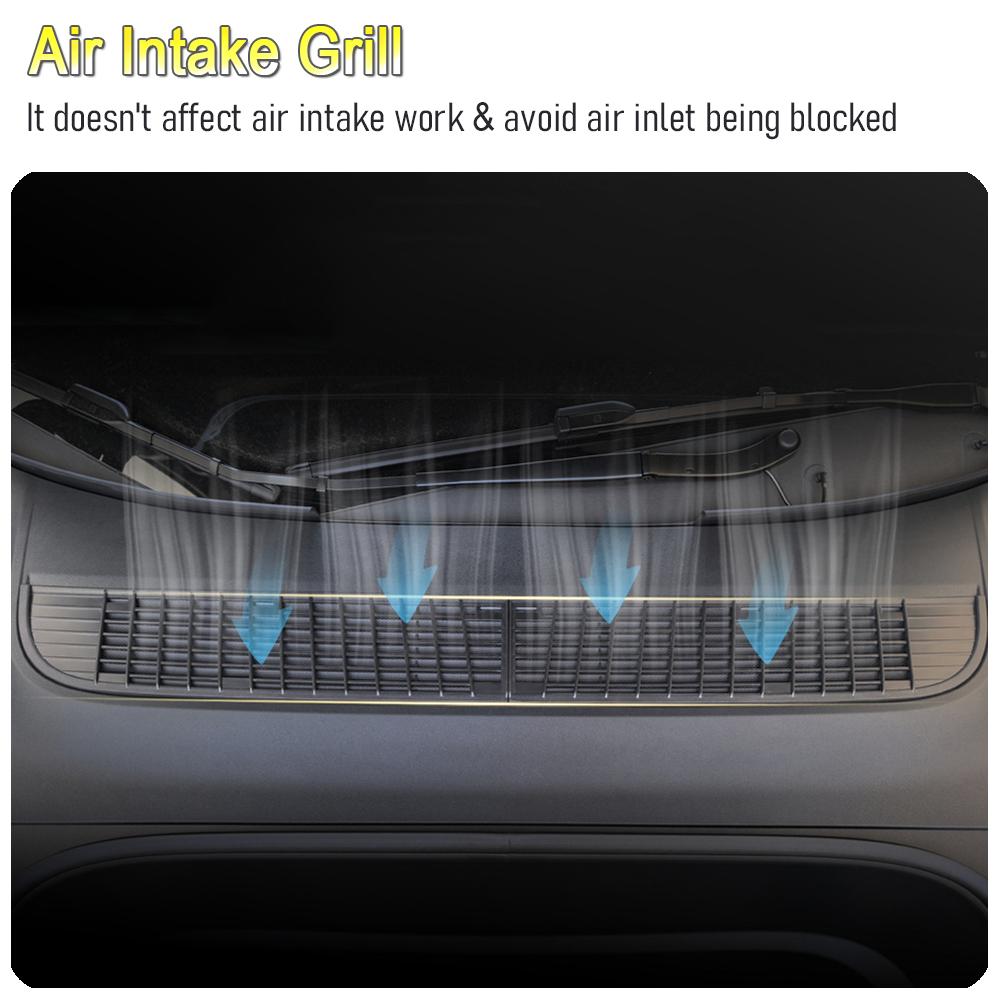 For Tesla Model Y Juniper 2025 2026 Insect-proof Net Front Trunk Dust Proof Inner Vent Grille Air Inlet Protective Accessories