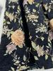 High-End Luxury 3D Embroidered Spring Midi A-line Umbrella Skirt - Versatile Commute Wear