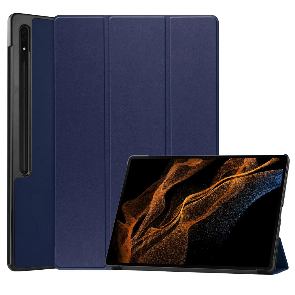 Leather Case for Samsung Galaxy Tab S10 Ultra/Tab S9 Ultra/Tab S8 Ultra Anti-Drop Stand Tablet Cover