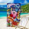 1pc Kirby2 Beach Towel, Beach and Seaside Swimming Pool Equipment, Fashion Pattern, Rectangular, Travel Essentials