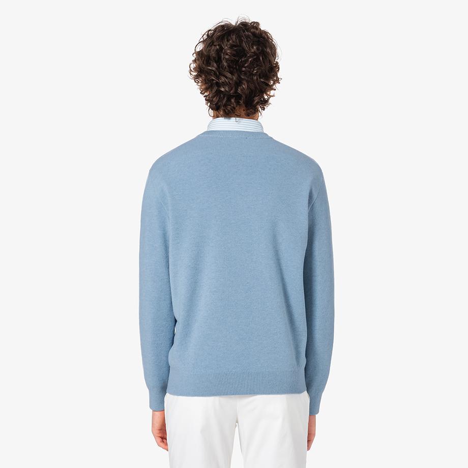 [Lacoste] Men's Basic Crew Neck Pullover AH596E-55NHBP