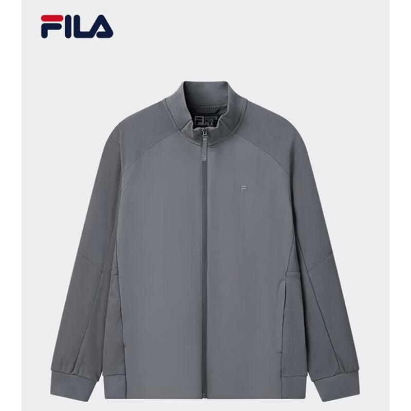 FILA Men s Casual Knit Stand-Collar Jacket L
